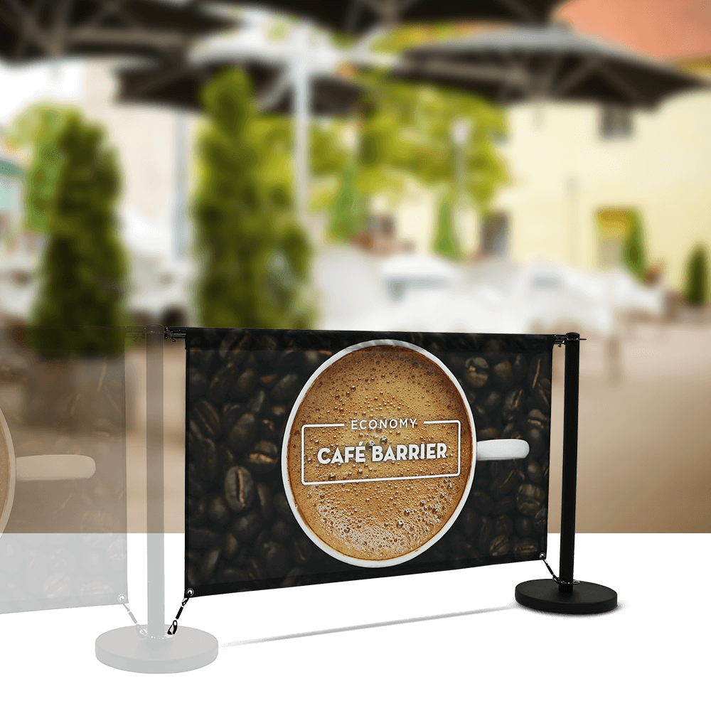 Cafe-Barrier Economy 1500 Single-Sided Extension
